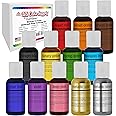 U.S. Cake Supply Airbrush Cake Color Set - The 12 Most Popular Colors in 0.64 fl. oz. (19ml) Bottles Made in the USA