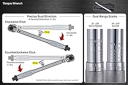 Precisebuilt 1/4" Drive 20-200 in-lb