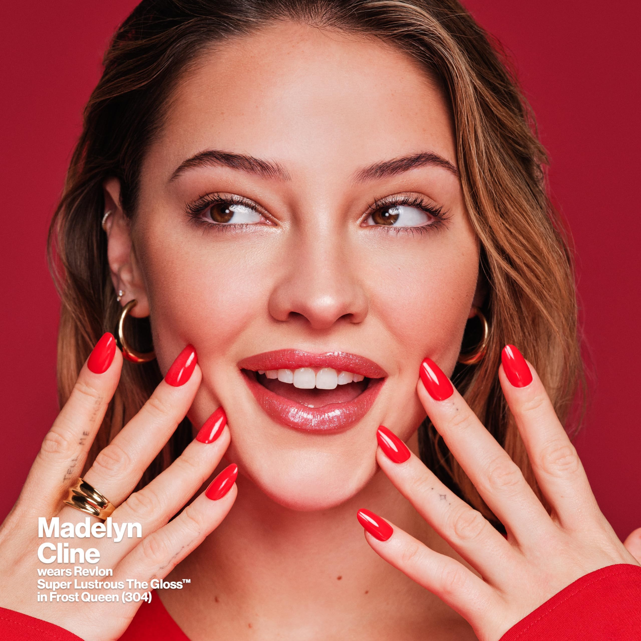 REVLON Super Lustrous Lip Gloss, Non-Sticky, Hydrating, High Shine Finish, 200 Crystal Clear, 0.13 oz