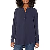 Amazon Essentials Women's Long-Sleeve Woven Blouse