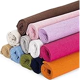 12 Pcs/Set Linen Cloth Needlework Fabric, Embroidery Quilting Fabric Cloth Garments Crafts Accessories Square Embroidery Clot