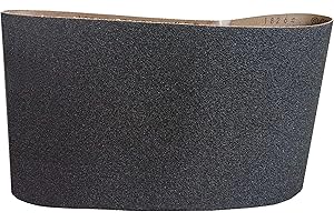 ABRASIVE RESOURCE Starcke Premium 7-7/8" x 29-1/2" Floor Sanding Belts Silicon Carbide Cloth Belts - for Glass, Stone, and Plastics (5 Pack, 80 Grit)
