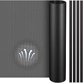 Woanger 1 Pcs 1000x300mm DIY PC Case Dust Mesh Filter | PVC Dustproof Mesh with 4 Pcs Magnetic Strips, 0.5 mm Holes, Cut to Size for PC Chassis Fan Grills and Speaker Equipment