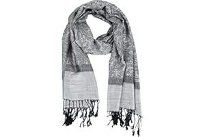 PASKMLNA Paisley Jacquard Pashmina Shawl Wrap Scarf Stole