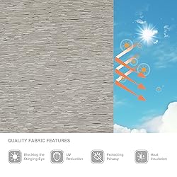 Boolegon Light Filtering Roller Shades for