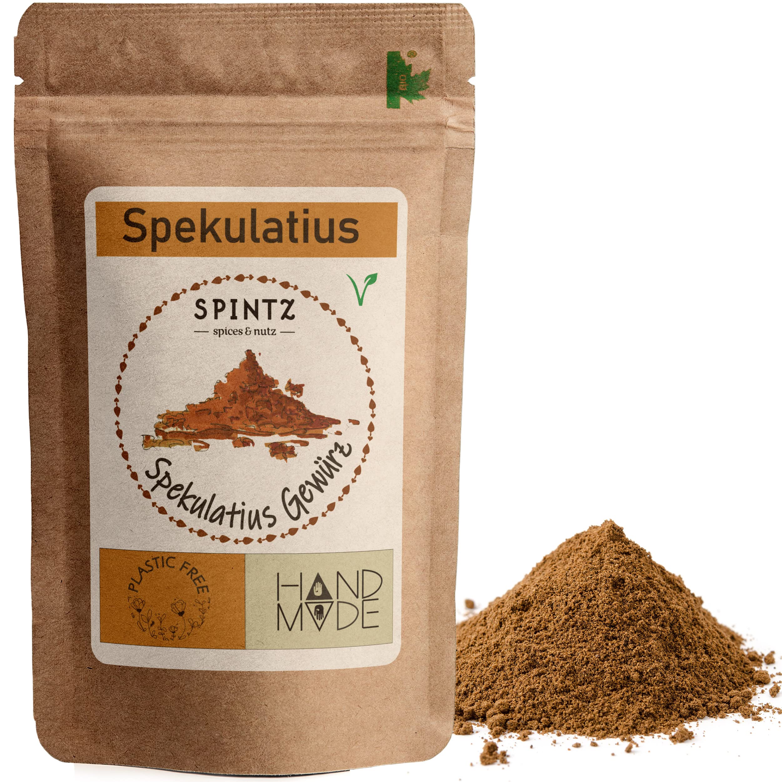 SPINTZ® 200g Spekulatiusgewürz | Weihnachtsgewürz zum Backen von Spekulatius Keksen | Gewürz Spekulatius aus feinsten Zutaten