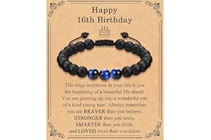 ACOGVN 13th 16th 18th 21st 30th 40th 50th 60th Birthday Gifts for Boys Men Him, 11-21 30-60 Year Old Boy Male Man Birthday Gifts Birthday Bracelet for Son Brother Grandson Nephew Dad Husband Friend Boyfriend