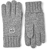 Hestra Unisex Basic Wool 5-Finger Glove, Winter Weather Insulated Wool Gloves for Outdoor Everyday, Hiking for Men & Women