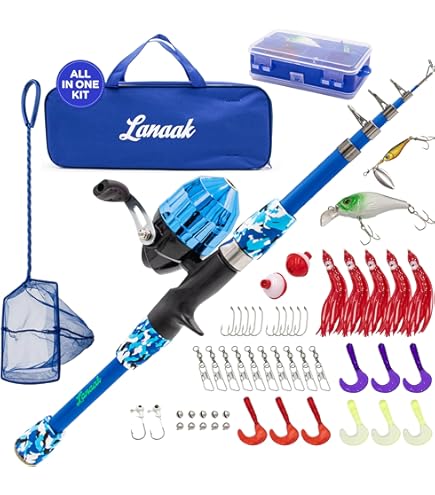 blue baitcaster combo KastKing Kestrel SE Bait Finesse Rod and Reel 6'8