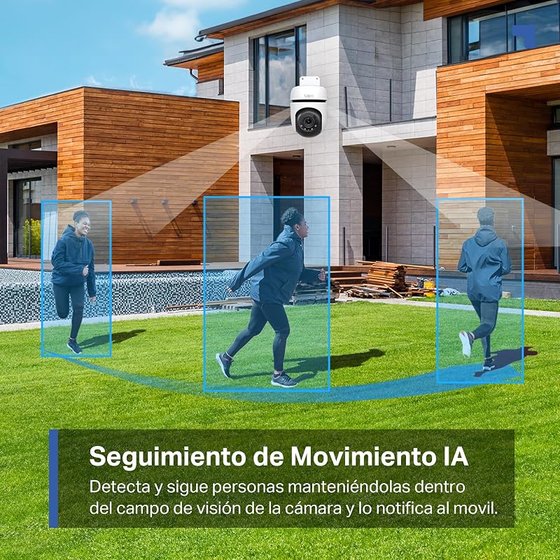 C510W - Cámara de Vigilancia WiFi Exterior 360º, 2K 3MP, Detección IA