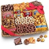A Gift Inside Chocolate Gift Basket - Sweet Treats Gift Tray, Chocolates Gift Basket for Mom, Dad, Family &amp; Friends