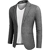COOFANDY Men's Blazer Casual Two Buttons Sport Coats Lightweight Suit Jacket
