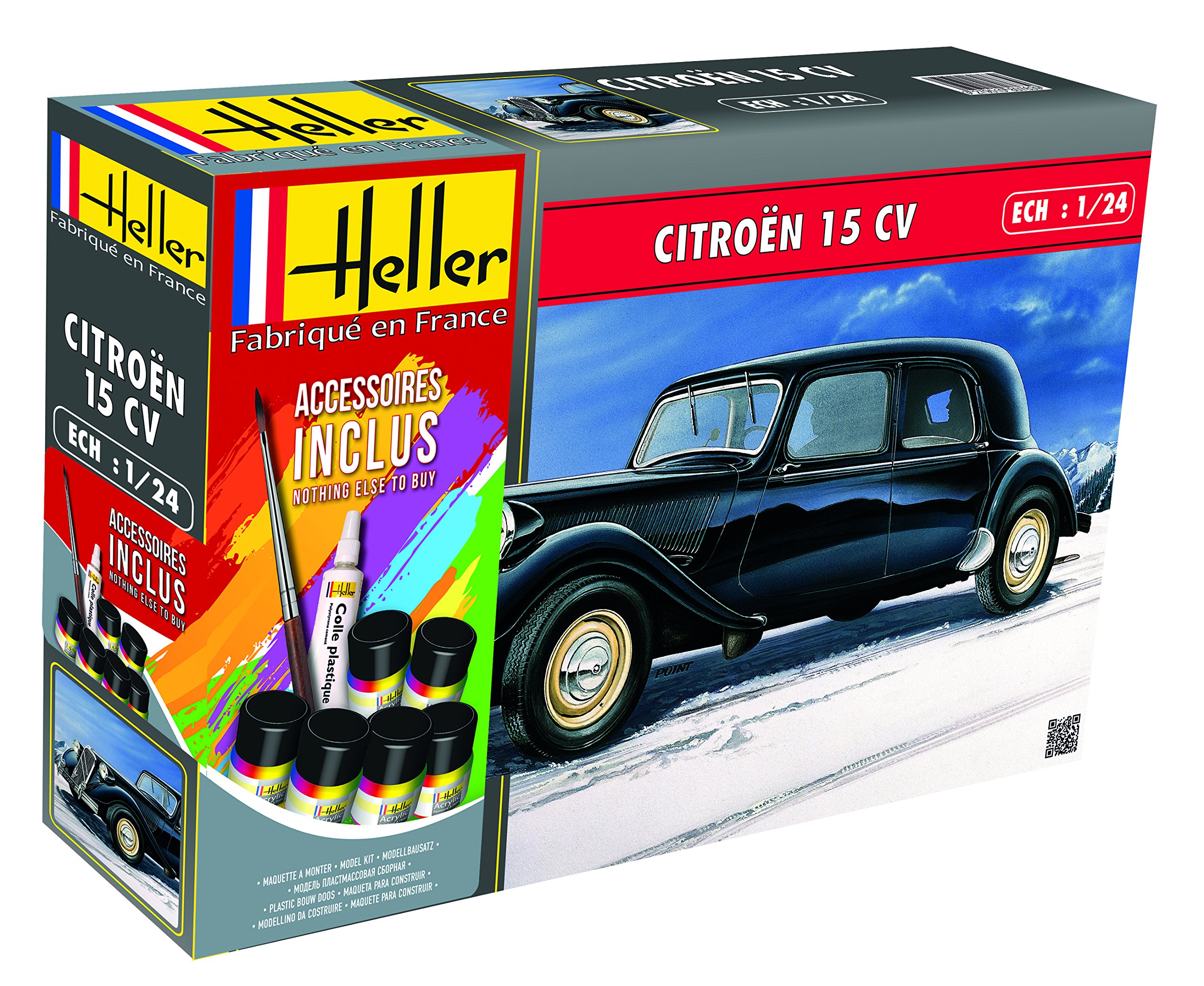 Heller 1:24 Gift Set - Citroen 15 CV