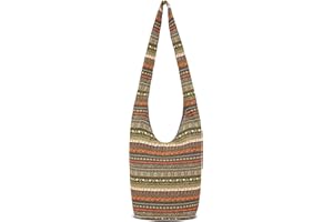 COTON POSE Women Shoulder Handbags Fashion canvas Hippie Crossbody Bags Bohemian Animal Prints Hobo Bags