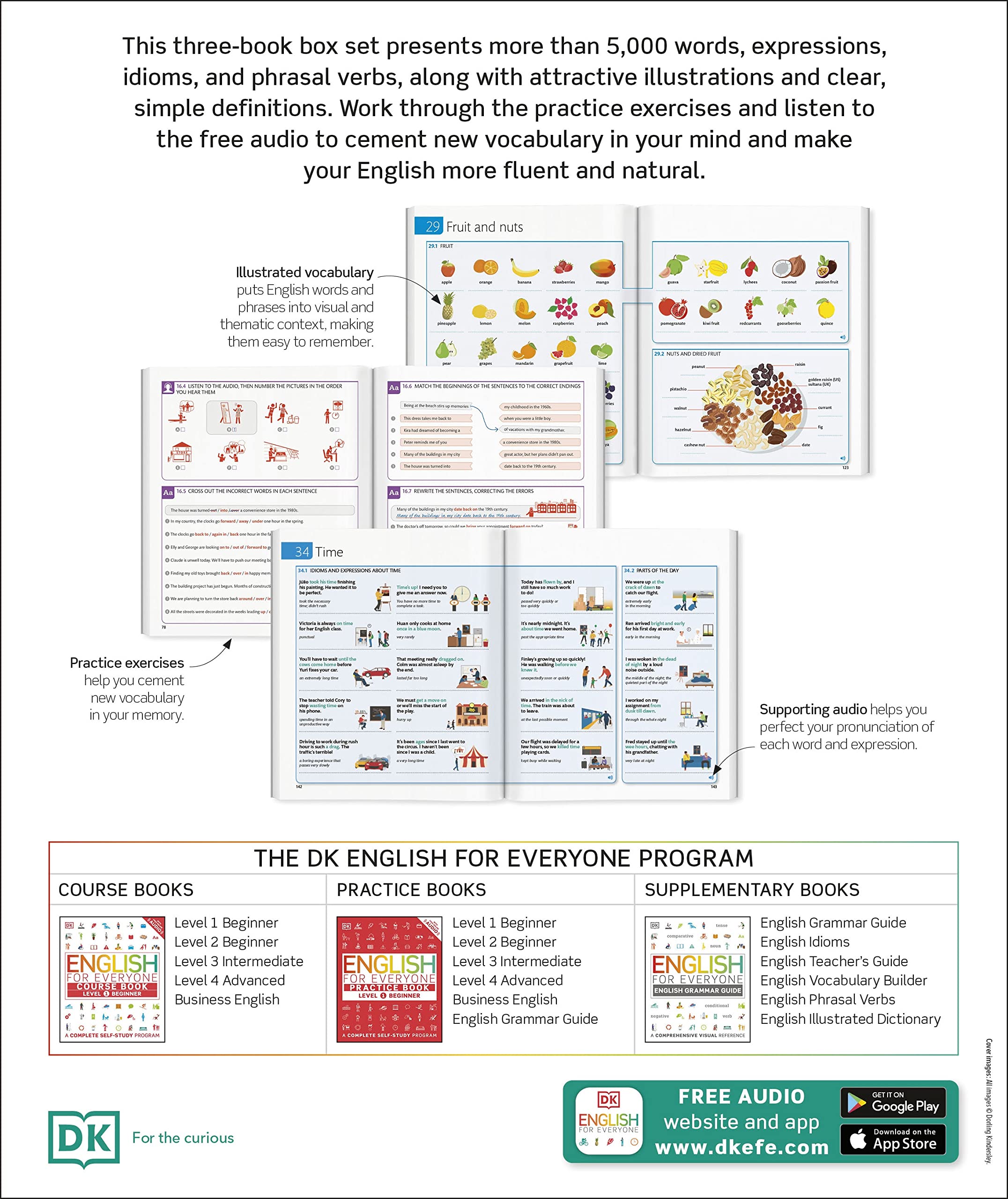 English for Everyone English Idioms, Vocabulary Builder, Phrasal Verbs 3 Book Box Set (DK English for Everyone) English for Everyone English Idioms, Vocabulary Builder, Phrasal Verbs 3 Book Box Set (DK English for Everyone) Paperback