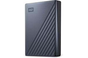 Western Digital 4TB My Passport Ultra Blue Portable External Hard Drive HDD, USB-C and USB 3.1 Compatible - WDBFTM0040BBL-WESN