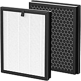 XBWW 2 Packs HQKJ-180 Replacement Filter Compatible with Tailulu HQKJ-180 Air Cleaner Purifier, 3 in 1 Filter of Premium Filter and Activated Carbon Filters