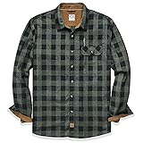 Dubinik® Mens Flannel Shirts Long Sleeve Flannel