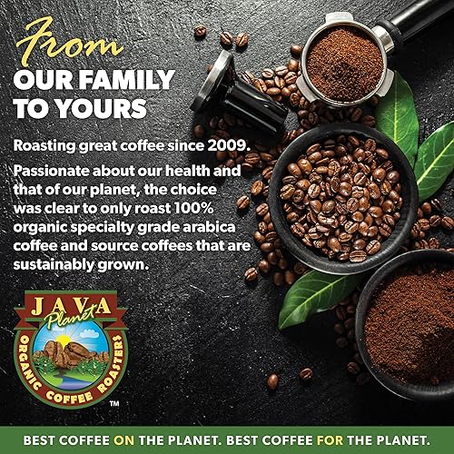 Java Planet Organic, Espresso Blend, Smooth Full Flavored Organic