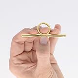 OOVO Sing Ring Vocal Training & Therapy Tool Brass Four Resistance Levels view 3