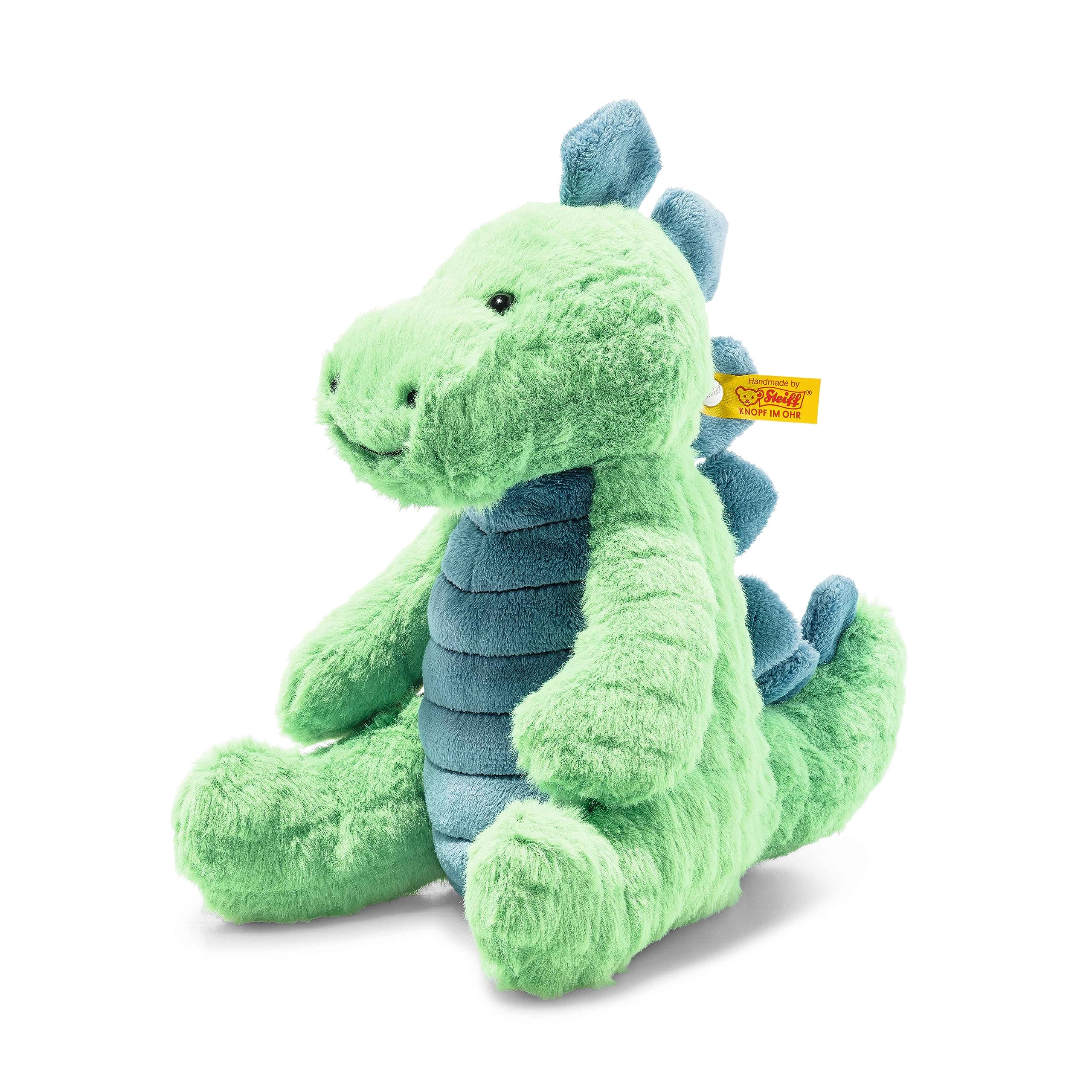 Steiff 087813 Soft Cuddly Friends Spott stegosaurus, Verde