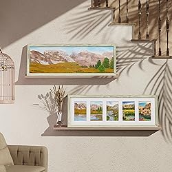 Vittanly 8x24 Collage Picture Frame, Displays 5Pcs