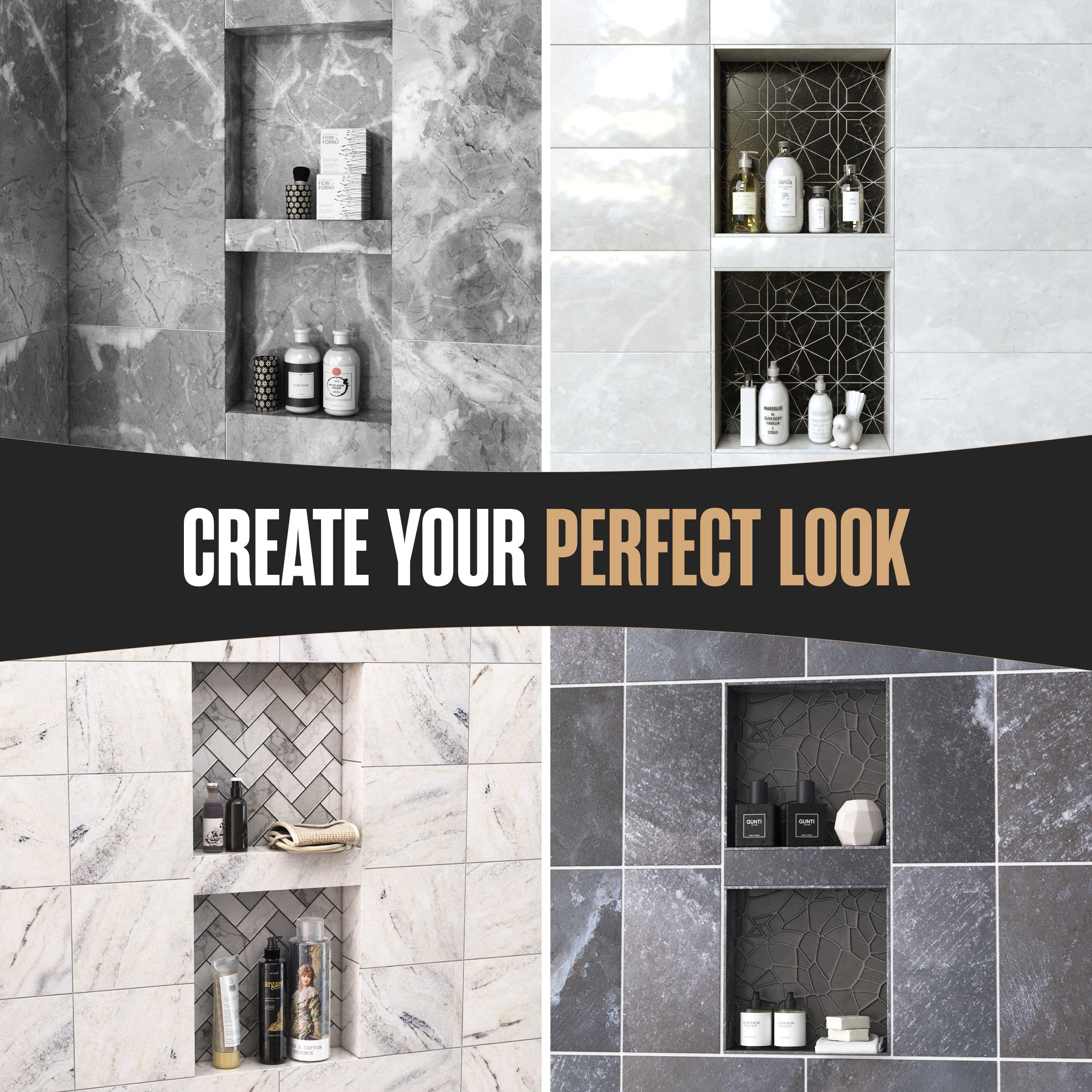 Mua Houseables Shower Niche, Shower Niche Insert Tile Ready, Recessed ...