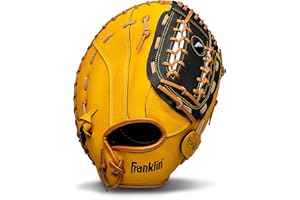 Franklin Sports Baseball and Softball Glove - Fieldmaster Adult + Youth Baseball Gloves - Men's + Women's Infield + Outfield 