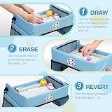 COOLJOY Travel Tray Kids Lap Tray with Storage and Erasable Surface view 7