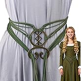 Pirekul Viking Costume Women Belt with Troll Cross - Medieval Renaissance Accessory for Viking, Ren Faire Halloween Cosplay