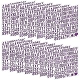 1470 Letter Stickers 15 Sheets Alphabet Stickers