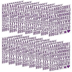 1470 Letter Stickers 15 Sheets Alphabet Stickers