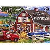 Chris Bigelow 1000 PC Jigsaw Puzzle - Barn Dance, 20"L x 27"W