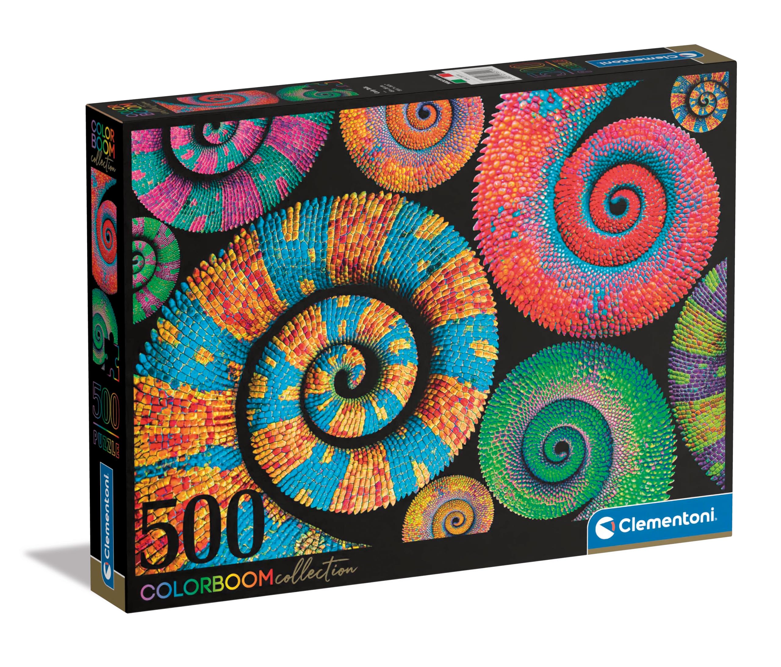 Clementoni Jigsaw Puzzle Colorboom Collection - Curly Tails 500 Pieces - Puzzle For Adults 14-99 Years, Gift For Men/Women, Gradient, Made In Italy, 35519