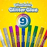 Crayola Glitter Glue Assorted Colours Pack of 9 3+ Kids Crafts view 5