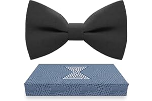 Bow Tie House Mens Bowties Pre-tied Shape Clip on Bowtie Solid Men Formal Wear for kids, baby boys, toddler any age bow ties