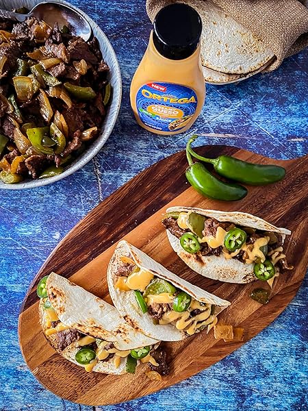 ORTEGA CREAMY TACO SAUCE, QUESO, 9 OUNCE
