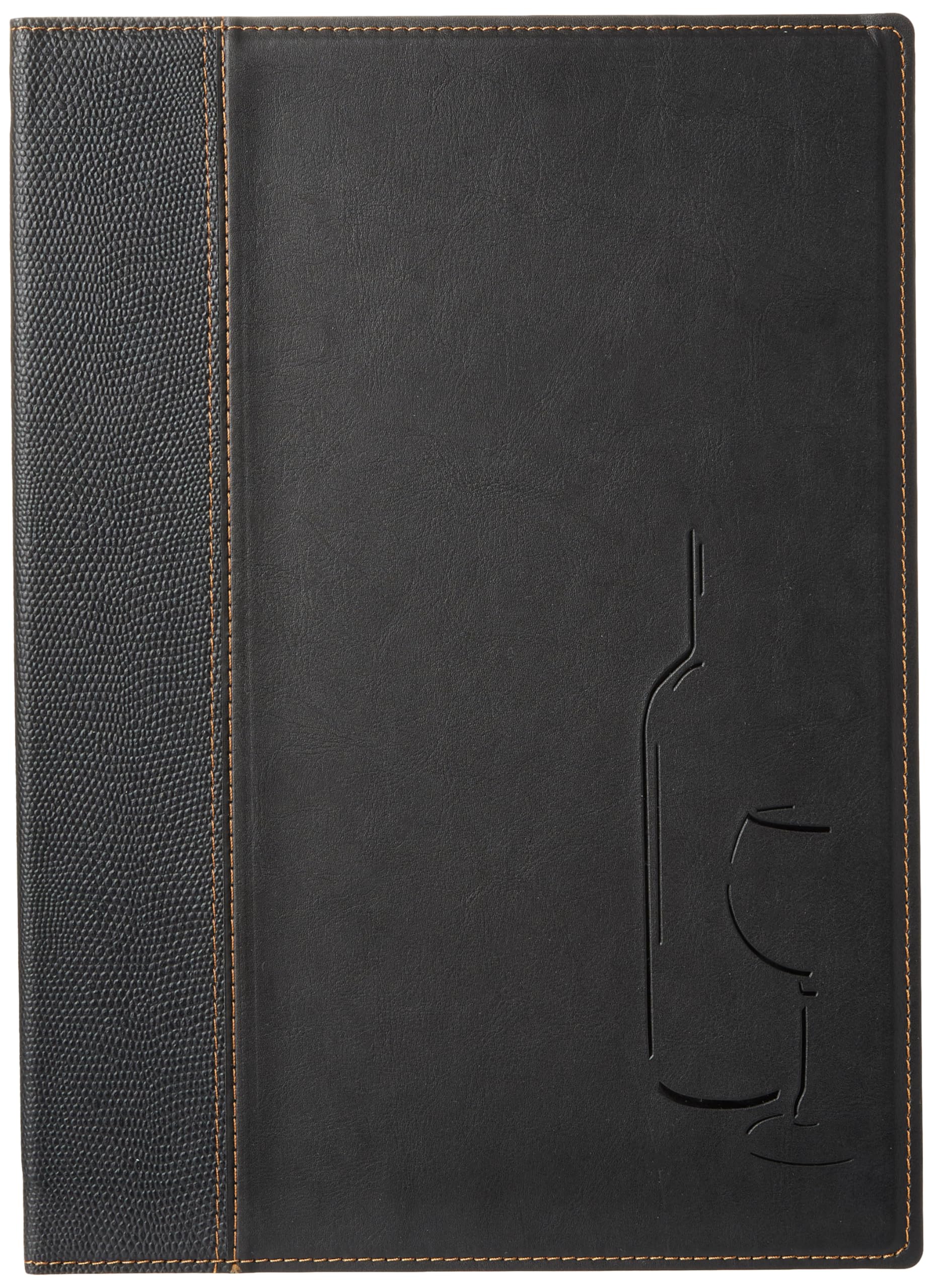 American Metalcraft MCTWLSBL Trendy Wine Card, Black