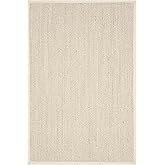 SAFAVIEH Area Rug 2x3 - Natural Fiber Collection - Marble & Beige, Sisal, Woven Design with Border (NF143C)