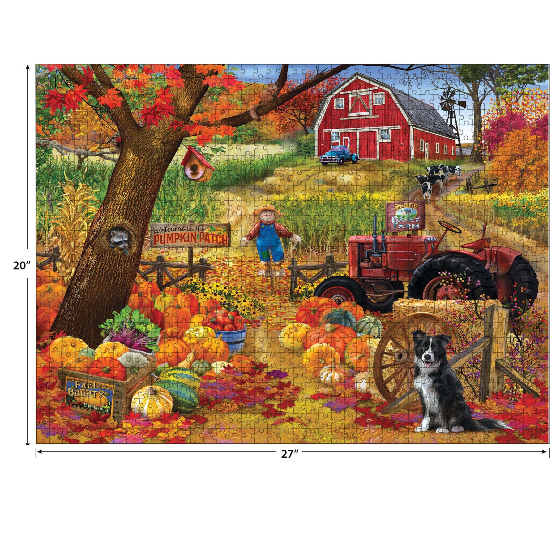 RoseArt - Chris Bigelow - Fall Harvest - 1000 Piece Jigsaw Puzzle for Adults