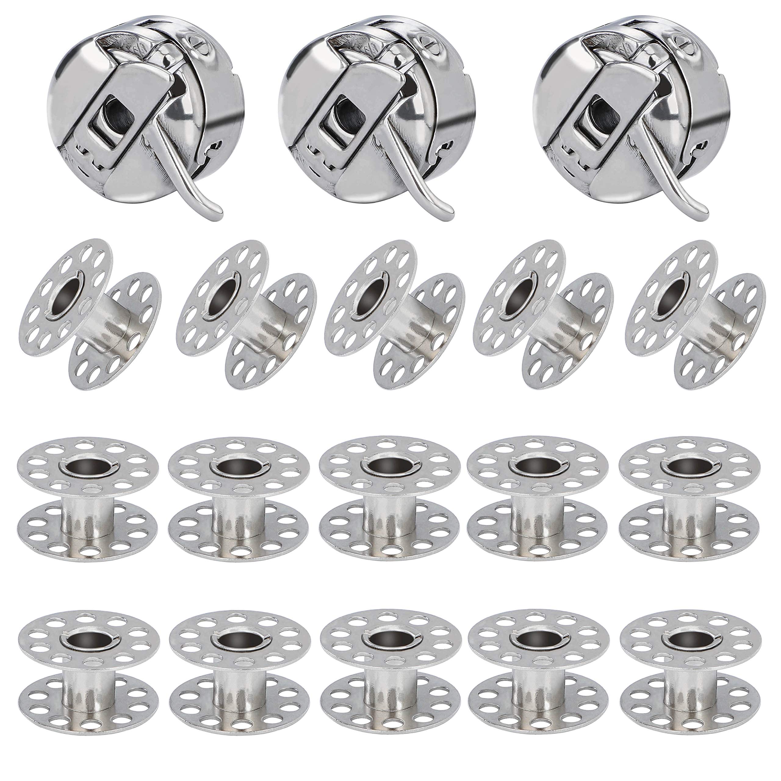 Universal 3-Piece Shin Guard Metal Sewing Machine Accessories 15 Pieces, Sewing Crafts Can be Combined with Various Machines