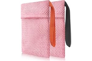 Beiskll 2 Pack Soap Bag Deep Roughness,Bar Soap Pouch Saver Pocket,Body Scrubber Shower Sponge Loofah,Exfoliating Bath Sponge (Pink)