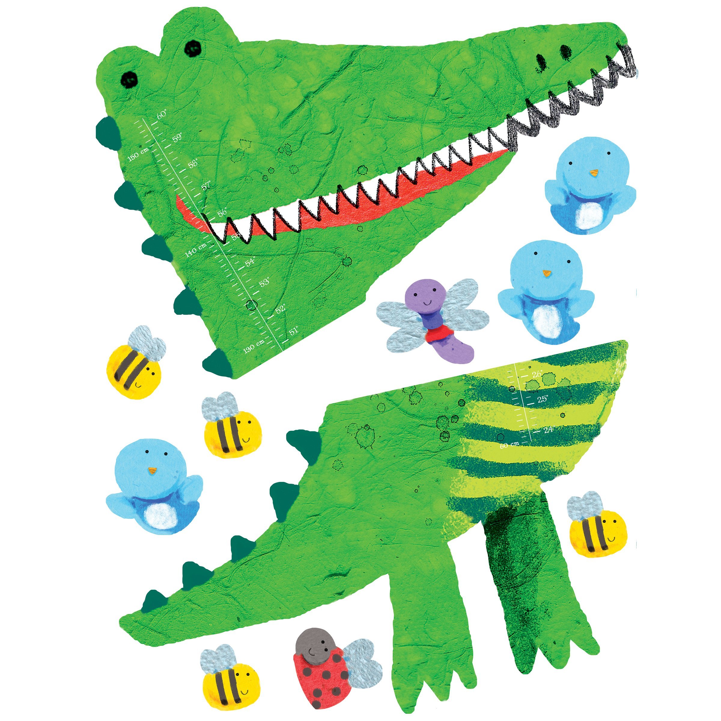 Wallies Wall Play Crocodile Growth Chart