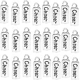 JGFinds "Cheer Charm Pendant - 30 Pieces Charm Pendant, 19x7mm, Silver Tone Charms, DIY Cheerleader Gifts and Jewelry Making Supplies