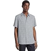Michael Kors Mens Short Sleeve Classic Fine Vine Print Shirt
