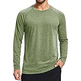 MAGCOMSEN Men's Long Sleeve Shirts UPF 50+ Sun Protection Dry Fit Shirts Athletic Fishing Hiking Workout Rash Guard