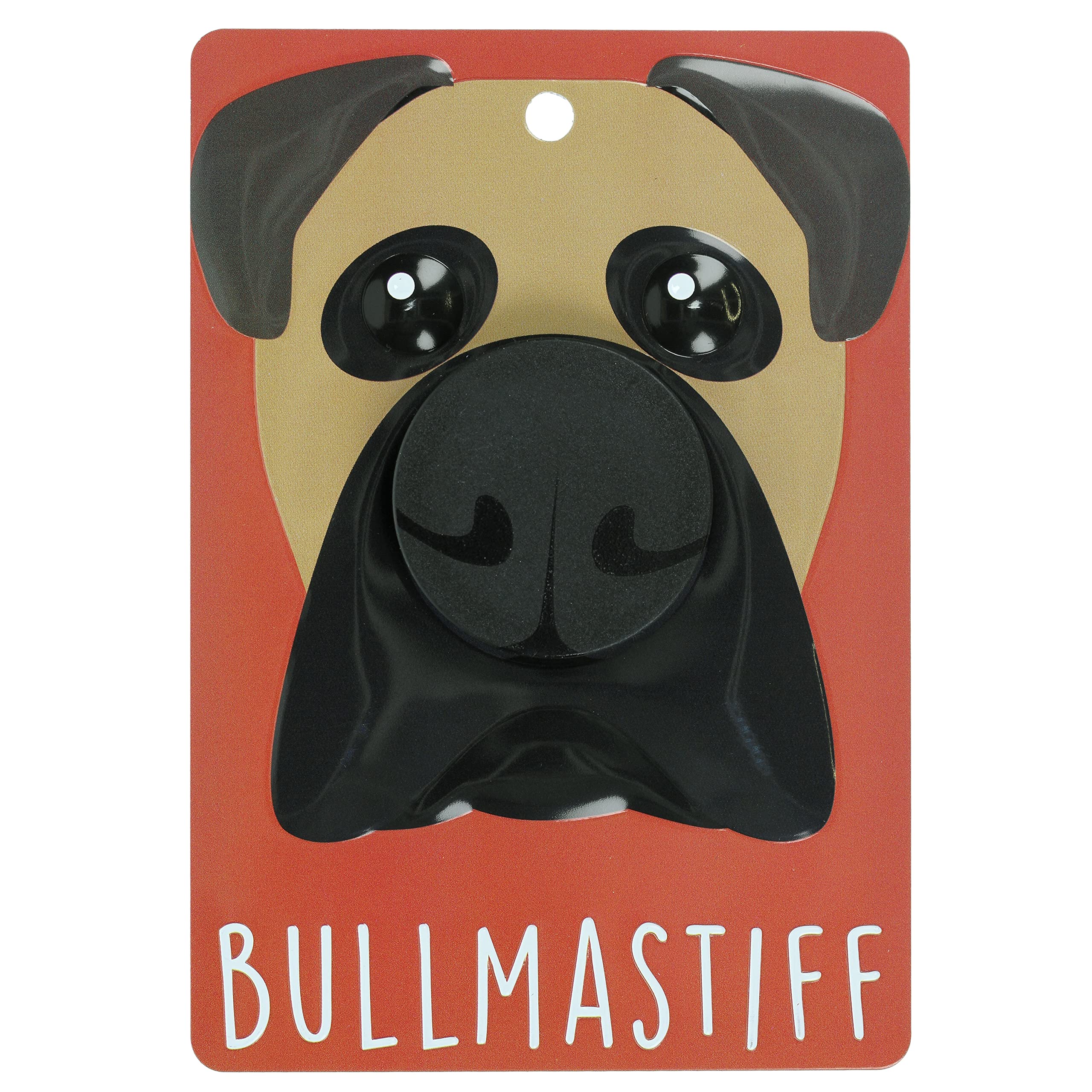 Pooch Pals Bullmastiff Dog Lead Holder Wall Mounted Plaque Pop-Out Hook Hanger