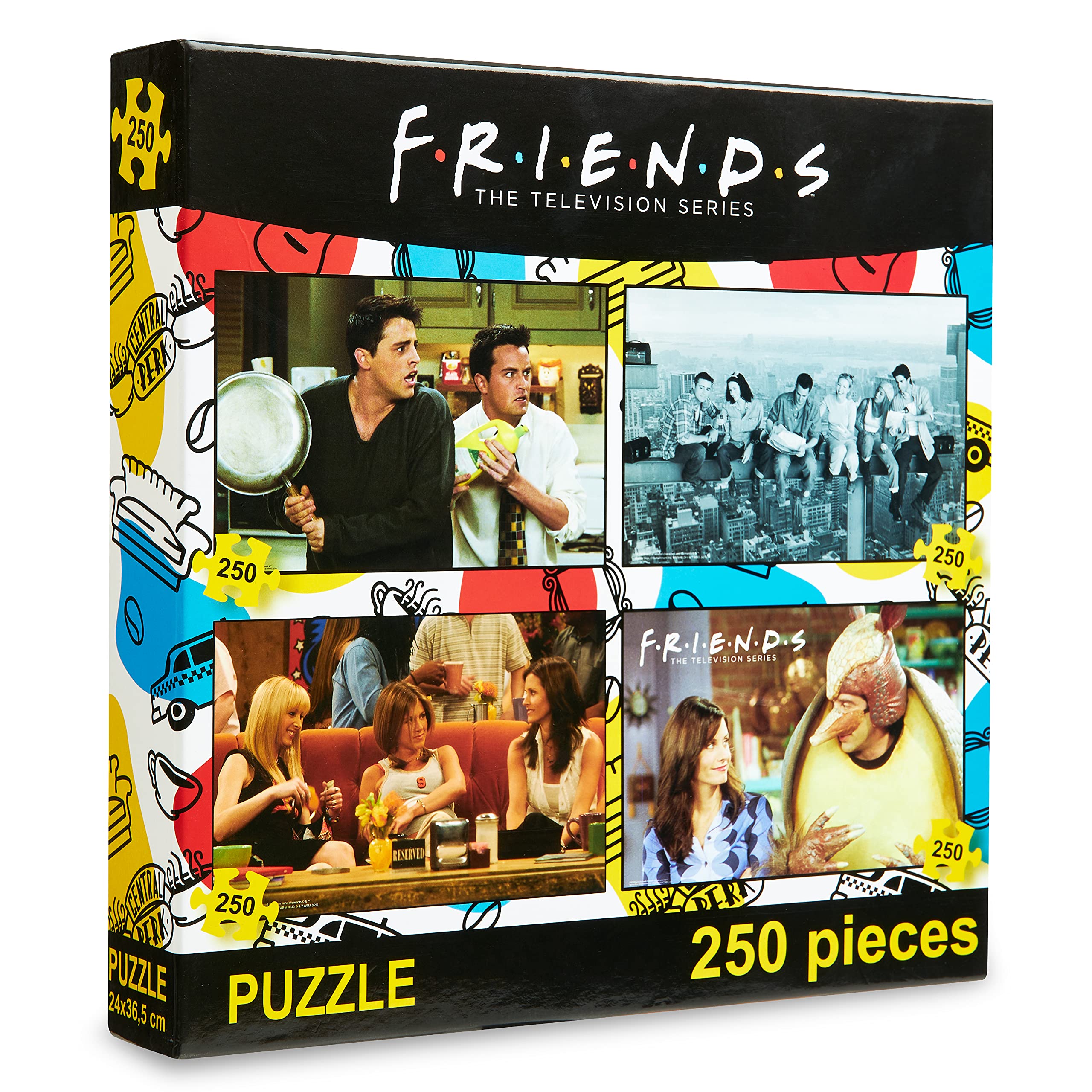 Friends Jigsaw Puzzles, Puzzles for Adults 1000 Pieces + 4 Puzzles in a Box, Friends Gifts TV Show (4 in 1)