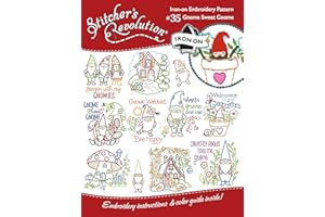 AUNT MARTHA'S Stitcher's Revolution STITCHER'S REVOLUTIO GNOME SWEE, Multicolor