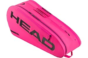 Head Tour Racquet Bag M (6R) Tennis Bag - Holds Up to 6 Racquets, CCT+ Climate Control Technology, 2 Main Compartments, Shoe 